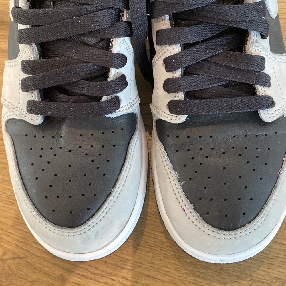 Nike Air Jordan sneakers, Gray/Black, pre-owned, Size Youth US 7 - Picture 12 of 14